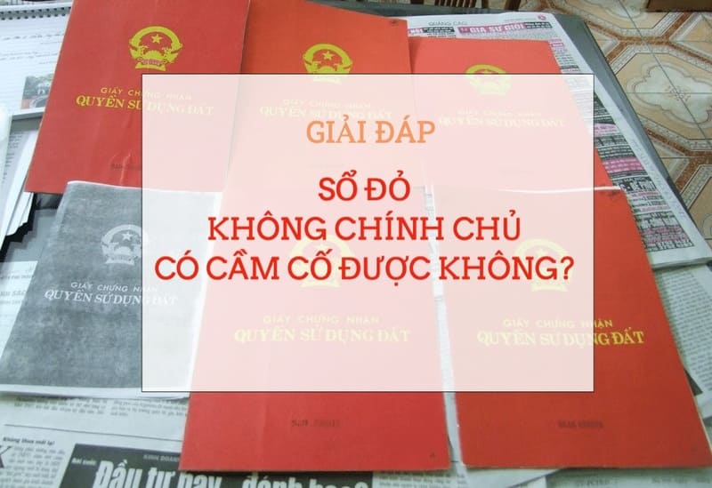 cầm sổ đỏ ngân hàng