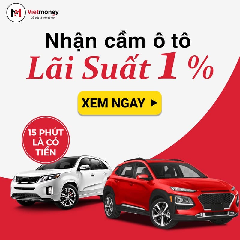 cầm xe oto lãi suất thấp