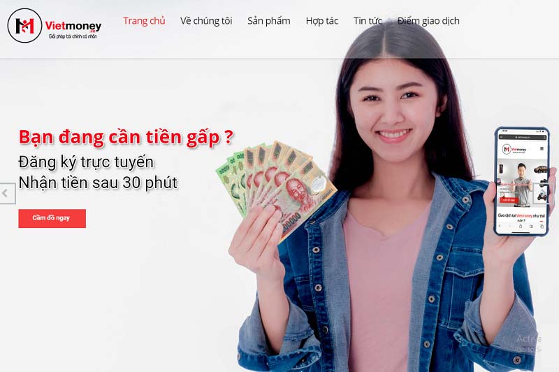 Thủ tục cầm điện thoại